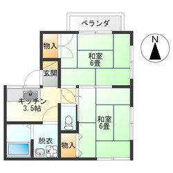 ヤマシチハイツの物件間取画像